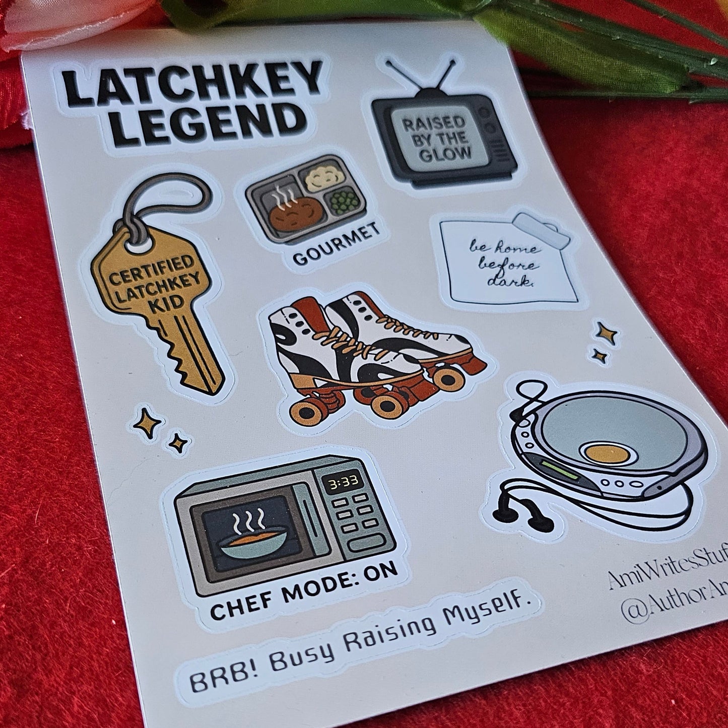 Latchkey Legend Sticker Sheet