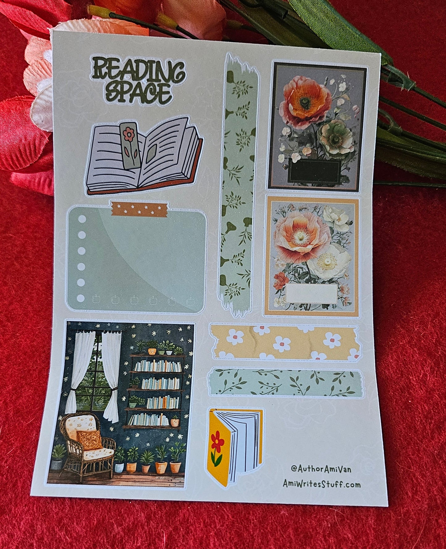 Reading Space Sticker Sheet