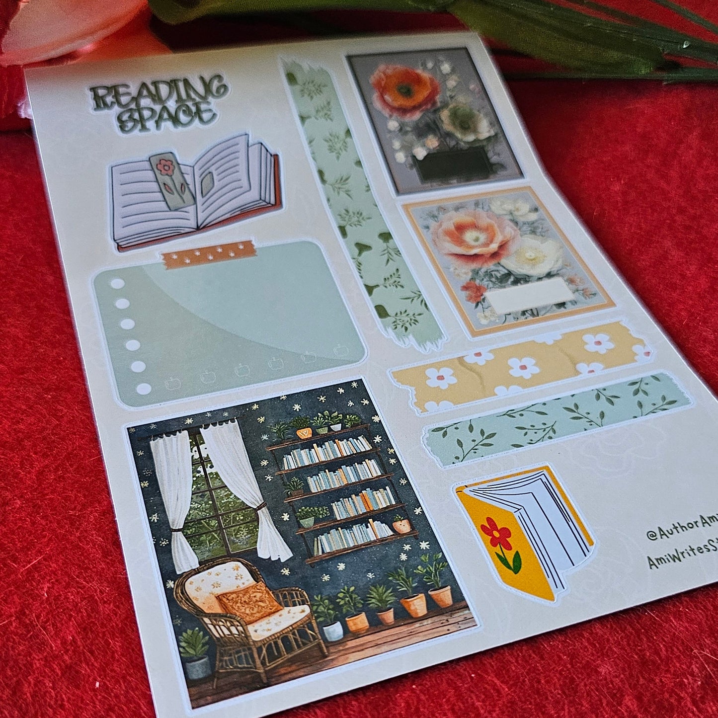Reading Space Sticker Sheet