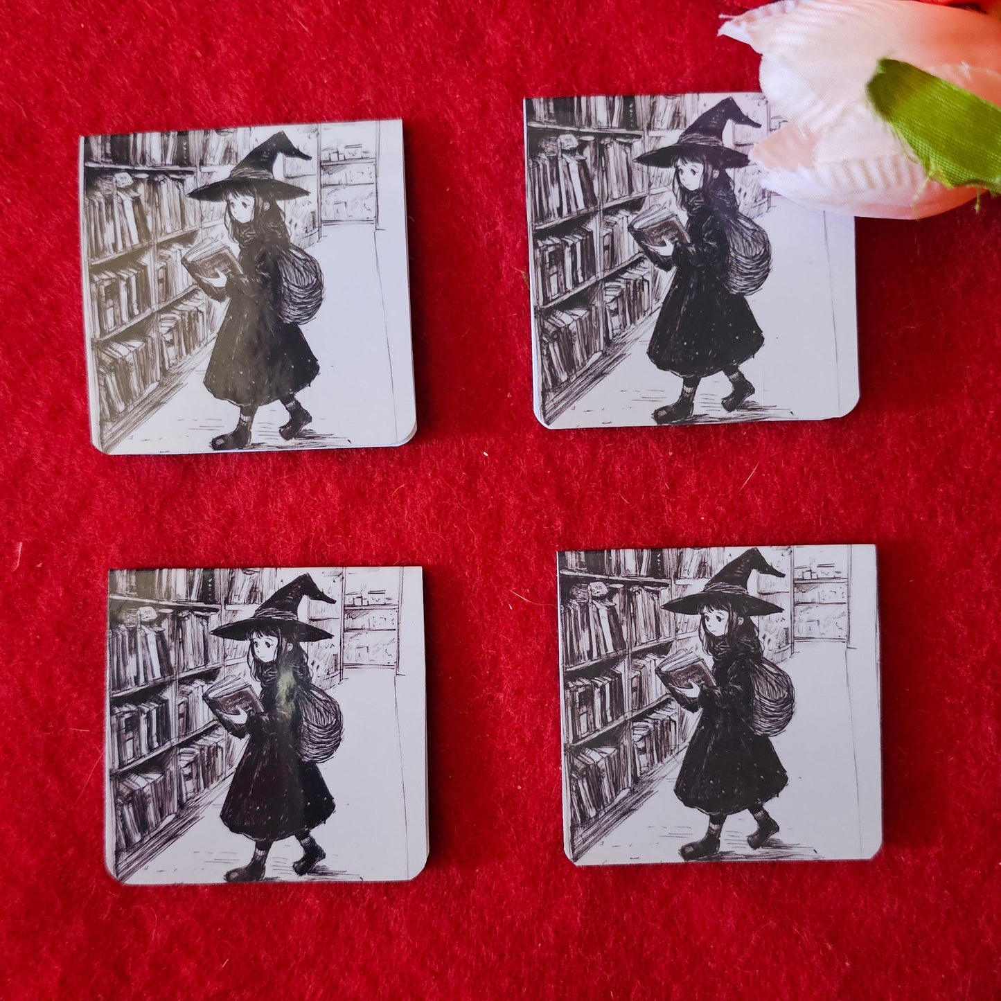 Witchy Reader Magnetic Bookmark