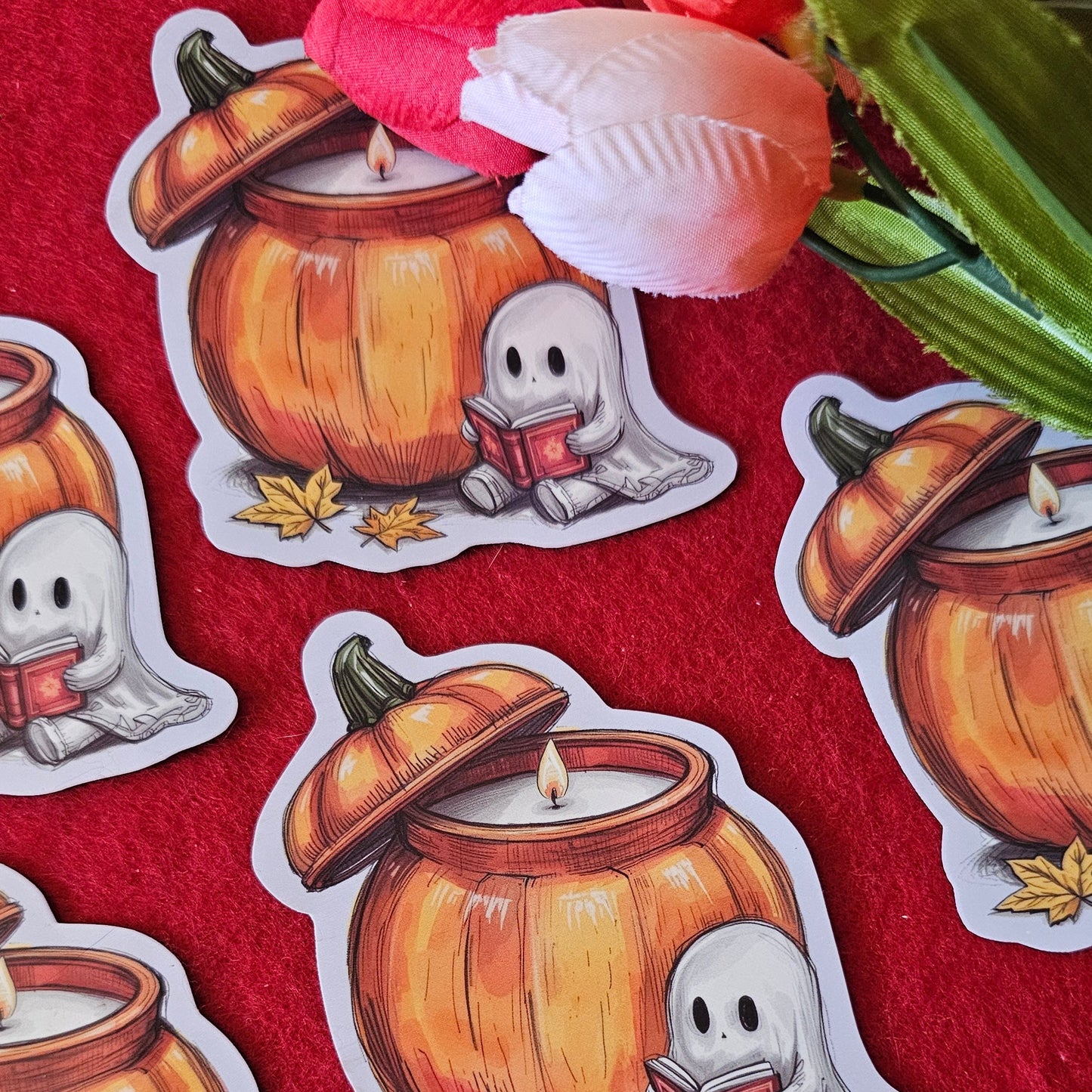 Reading Ghostie Vinyl Sticker