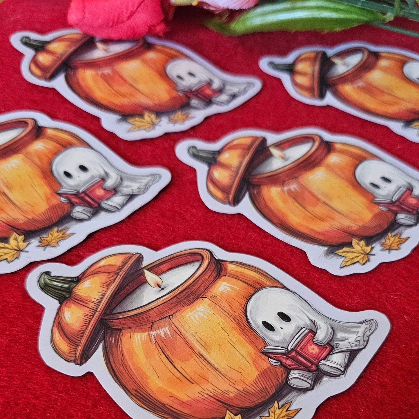 Reading Ghostie Vinyl Sticker