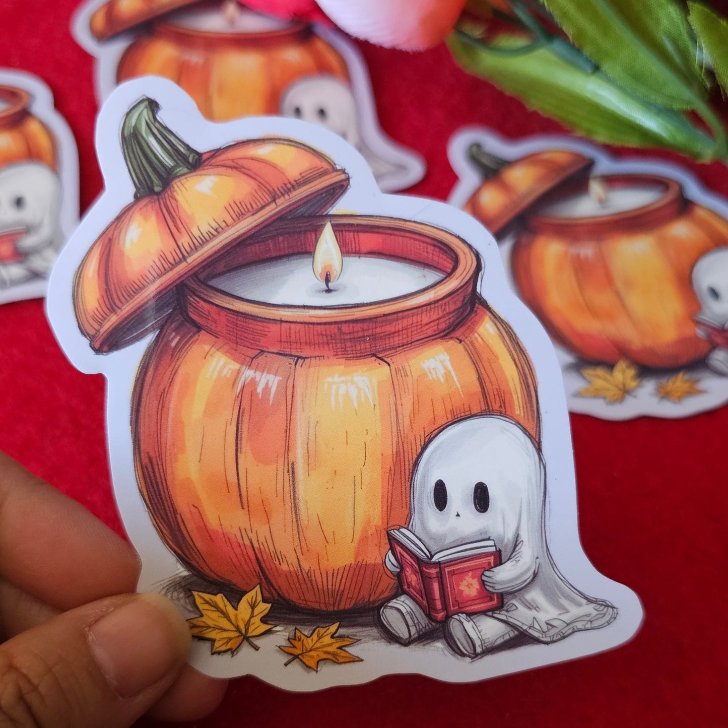 Reading Ghostie Vinyl Sticker