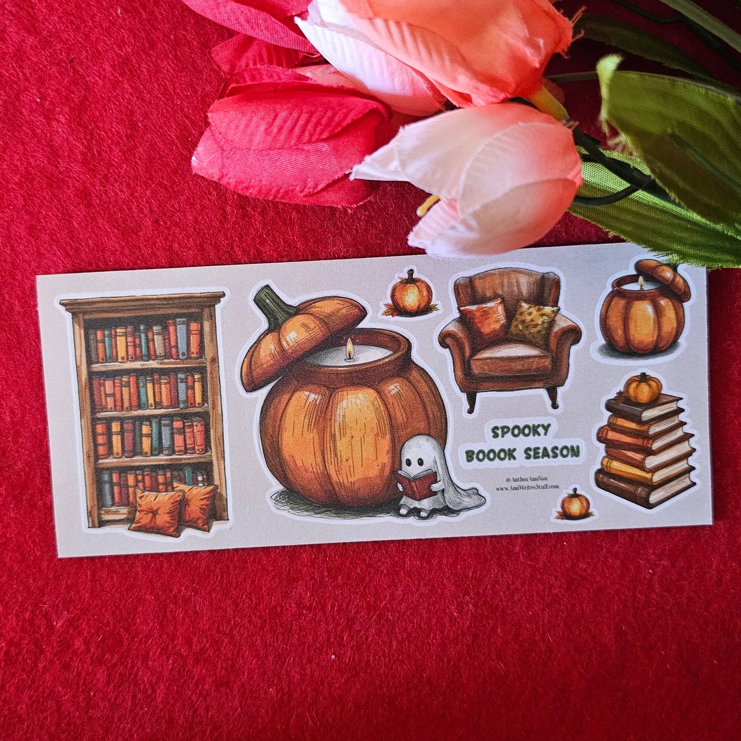 Spooky Boook Season Sticker Sheet