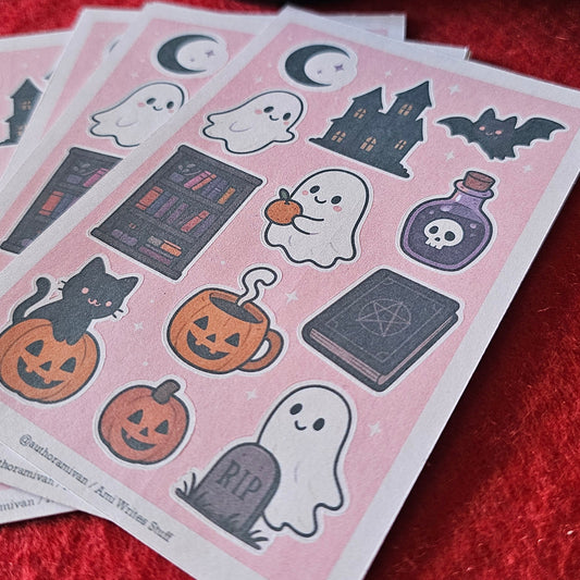 Team Boo Crew Sticker Sheet