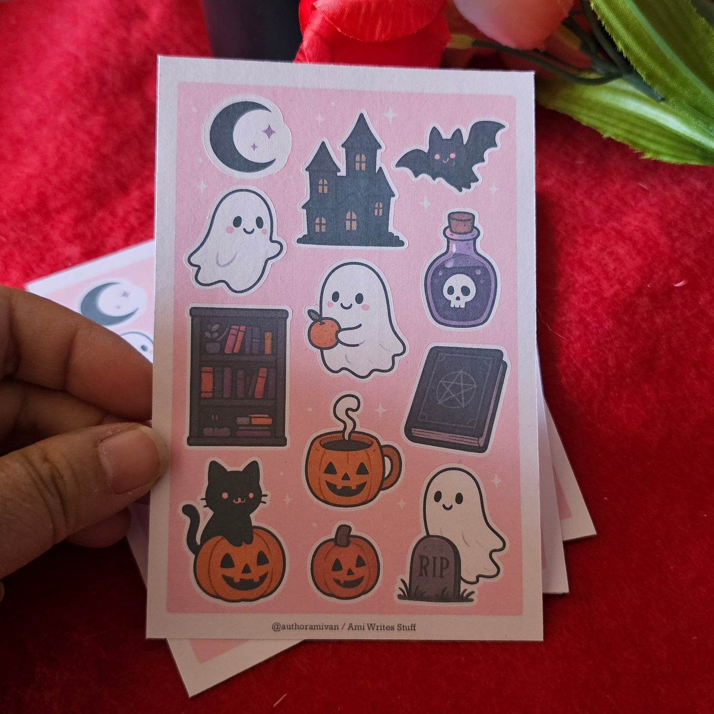 Team Boo Crew Sticker Sheet