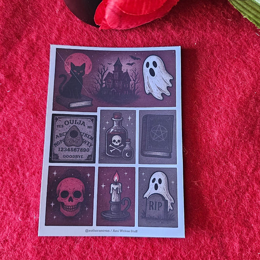 Team Blood Moon Sticker Sheet