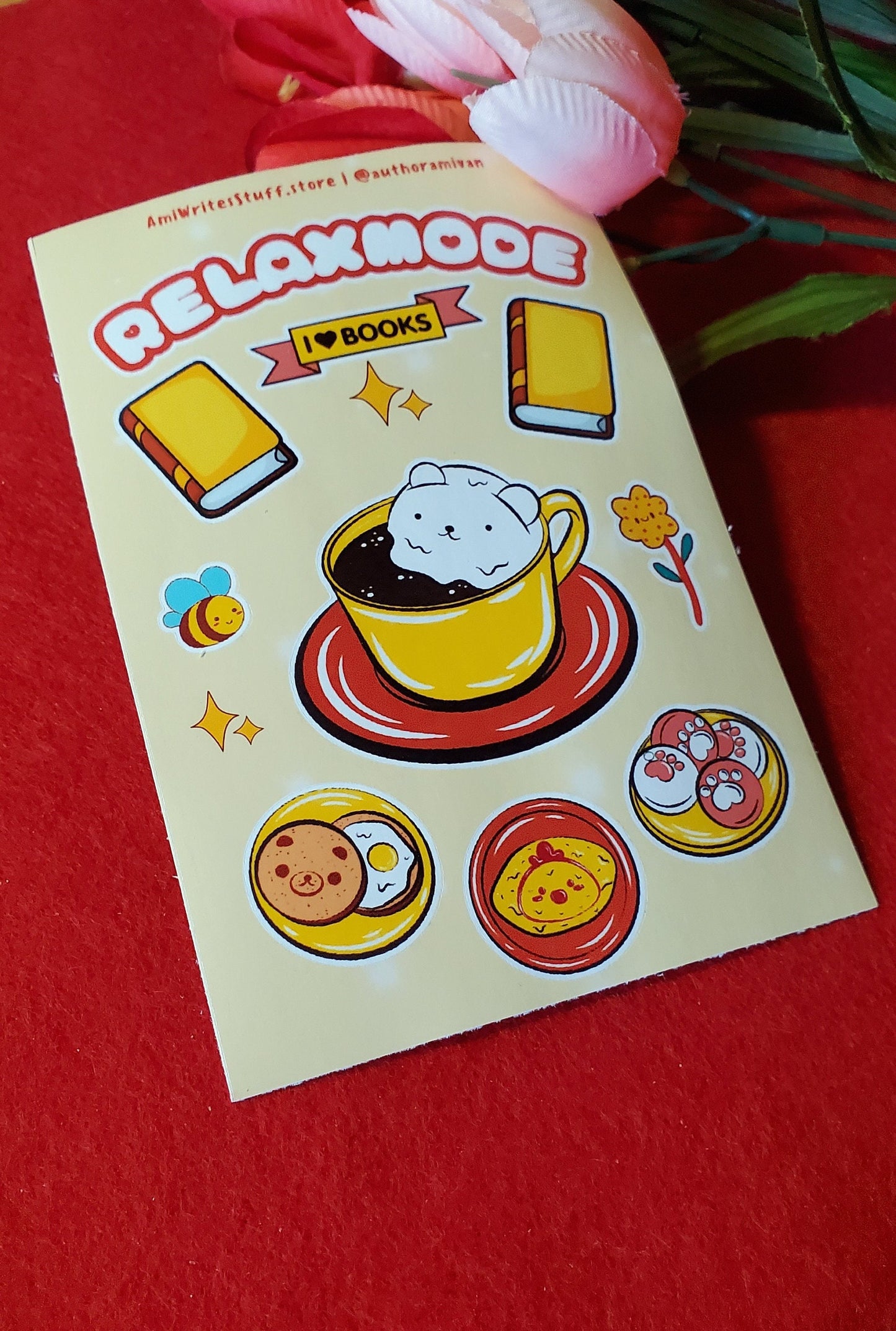 Relax Mode Sticker Sheet