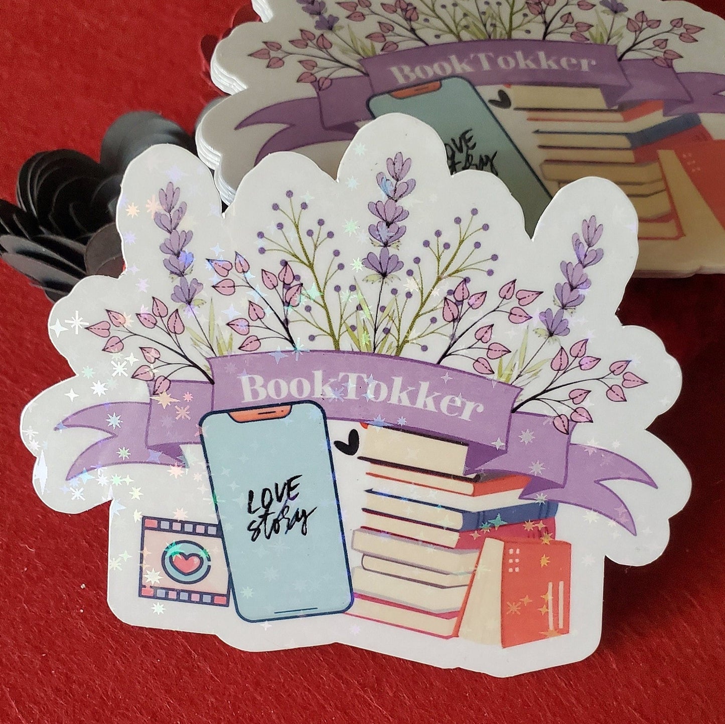 BookTokker Vinyl Sticker