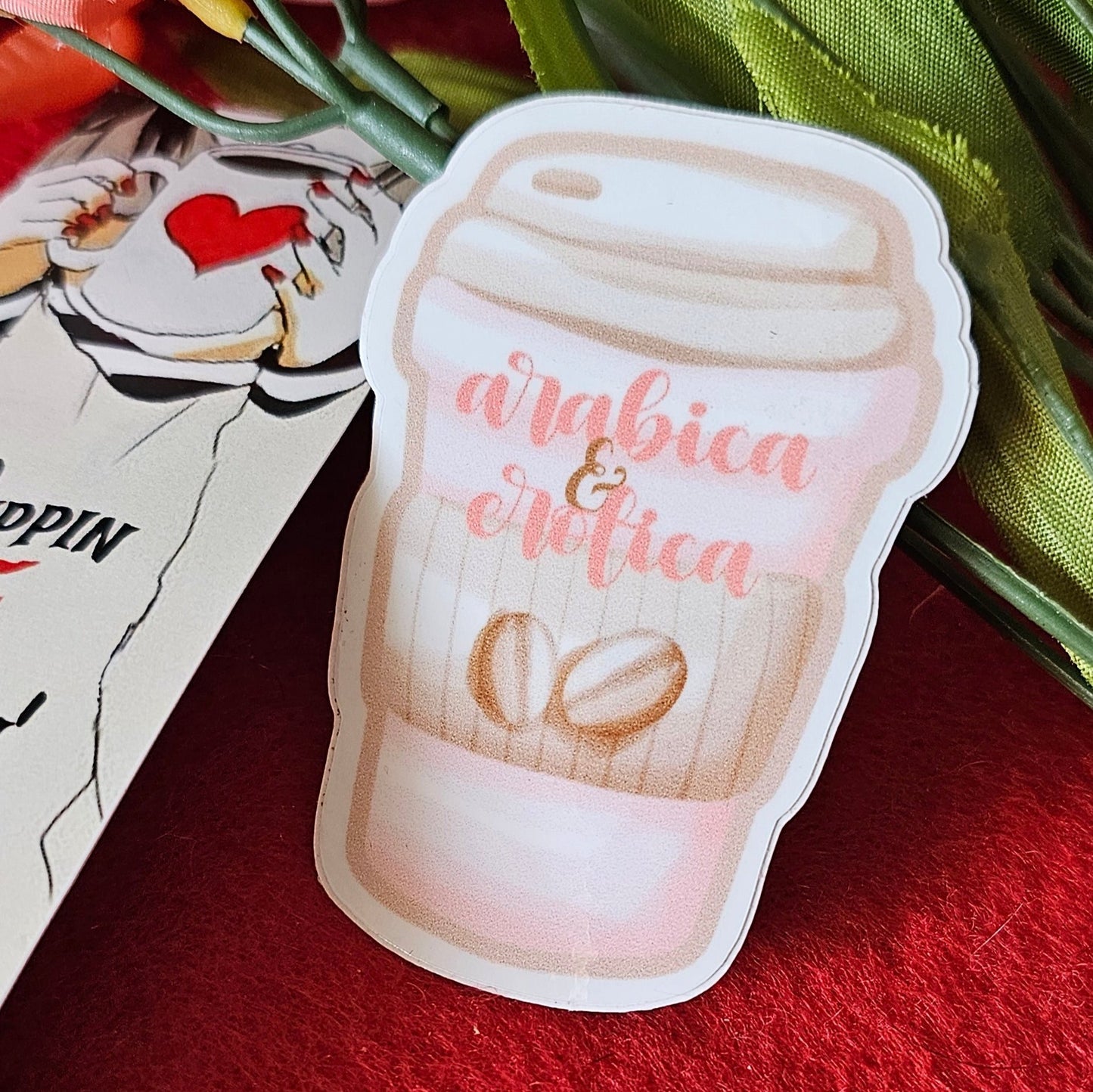 Arabica Erotica Sticker Set, Simpin & Sippin Bookmark Set