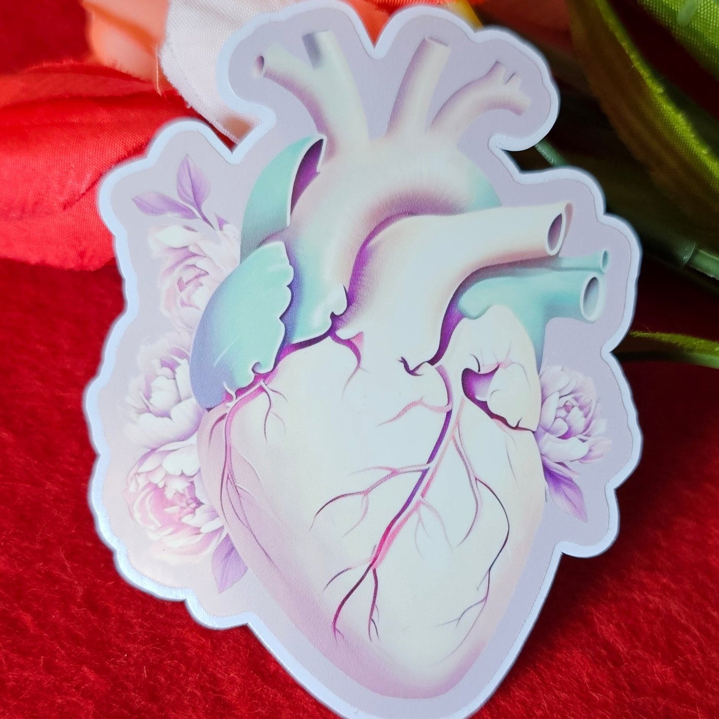 Pastel Hearts Vinyl Sticker