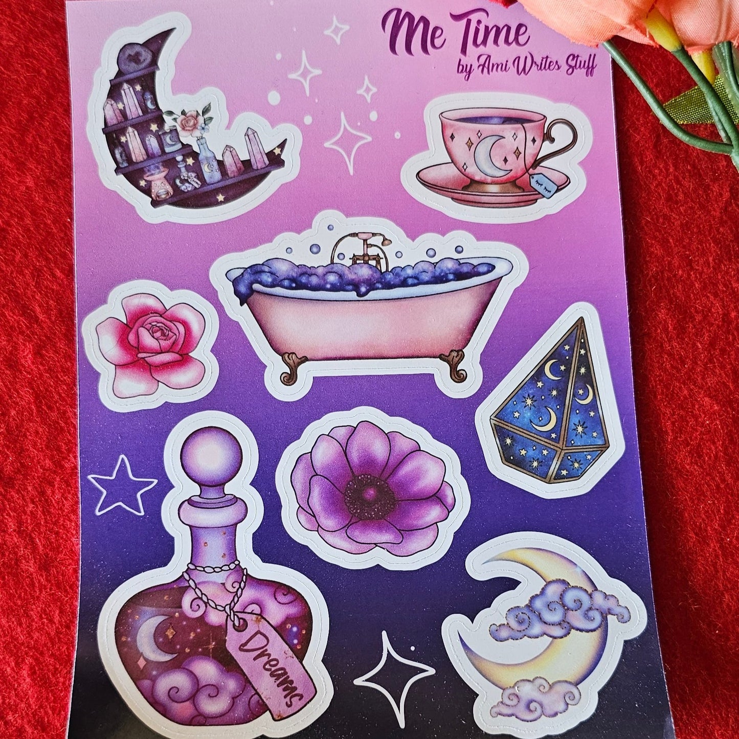 Me Time Sticker Sheet