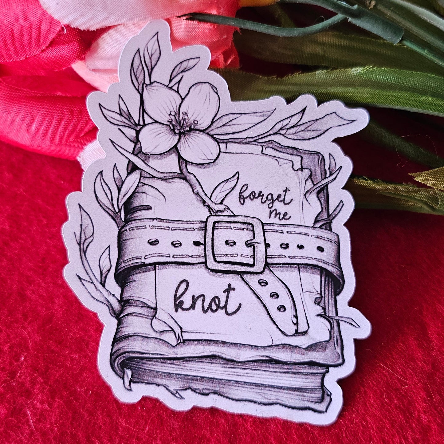 Forget Me Knot Vinyl Sticker