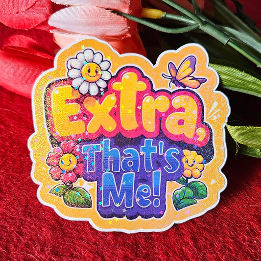 Extra! That's Me! Vinyl Sticker