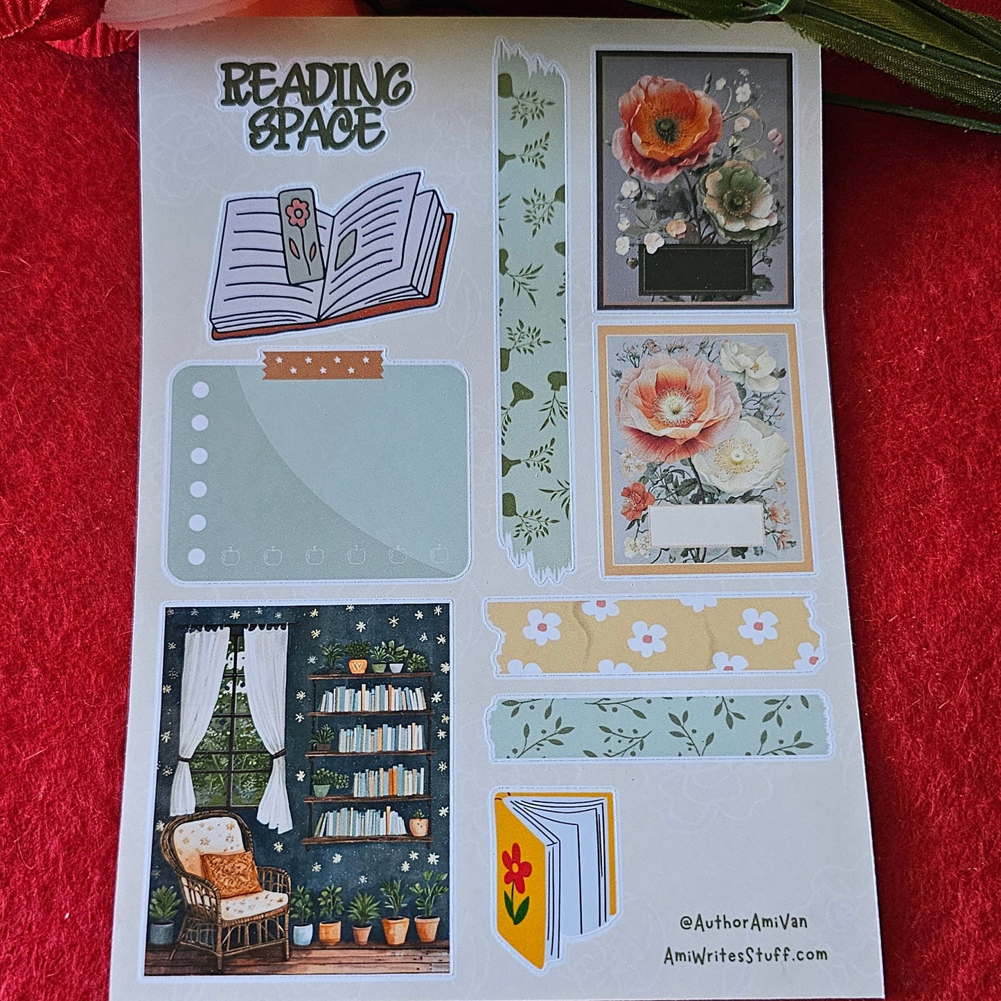 Reading Space Sticker Sheet