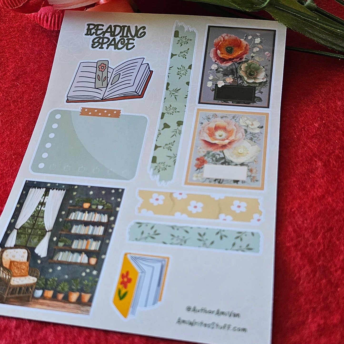 Reading Space Sticker Sheet
