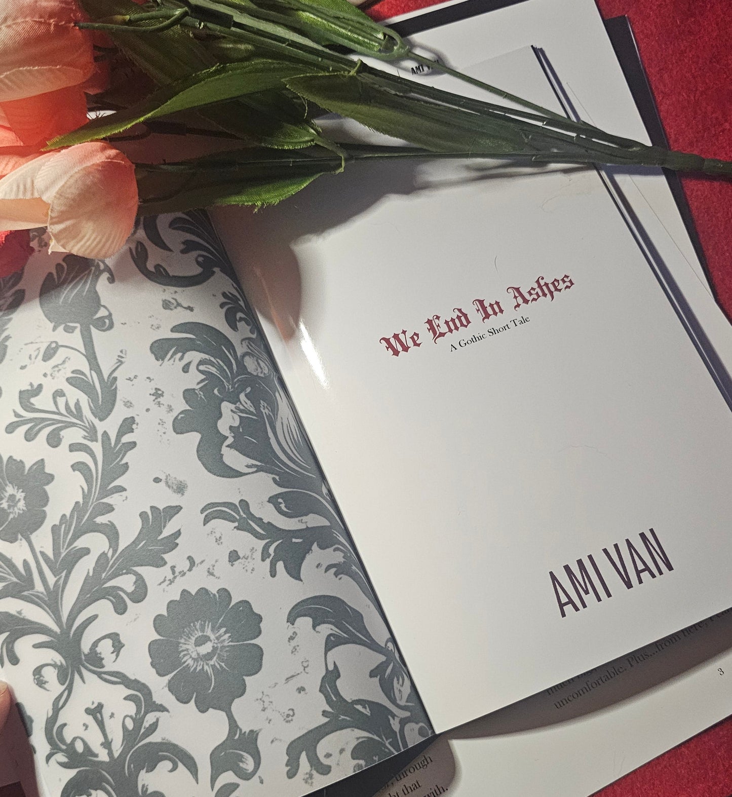 We End In Ashes - A Short Gothic Tale (Handmade Print Copy)