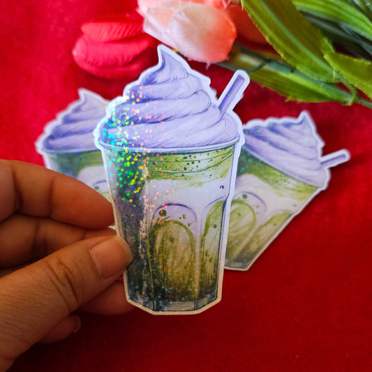 Matcha Frappacino Vinyl Sticker