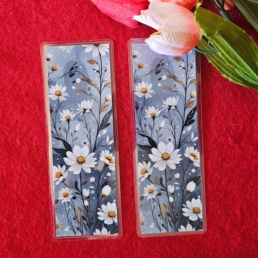 Blue Sky Daisies Laminated Bookmark