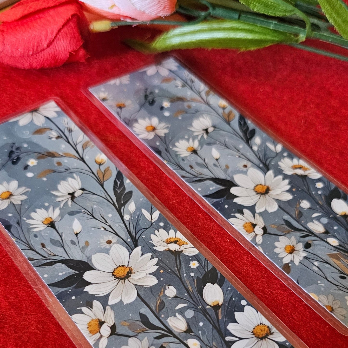 Blue Sky Daisies Laminated Bookmark