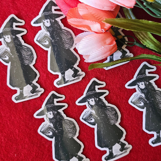 Witchy Reader Vinyl Sticker