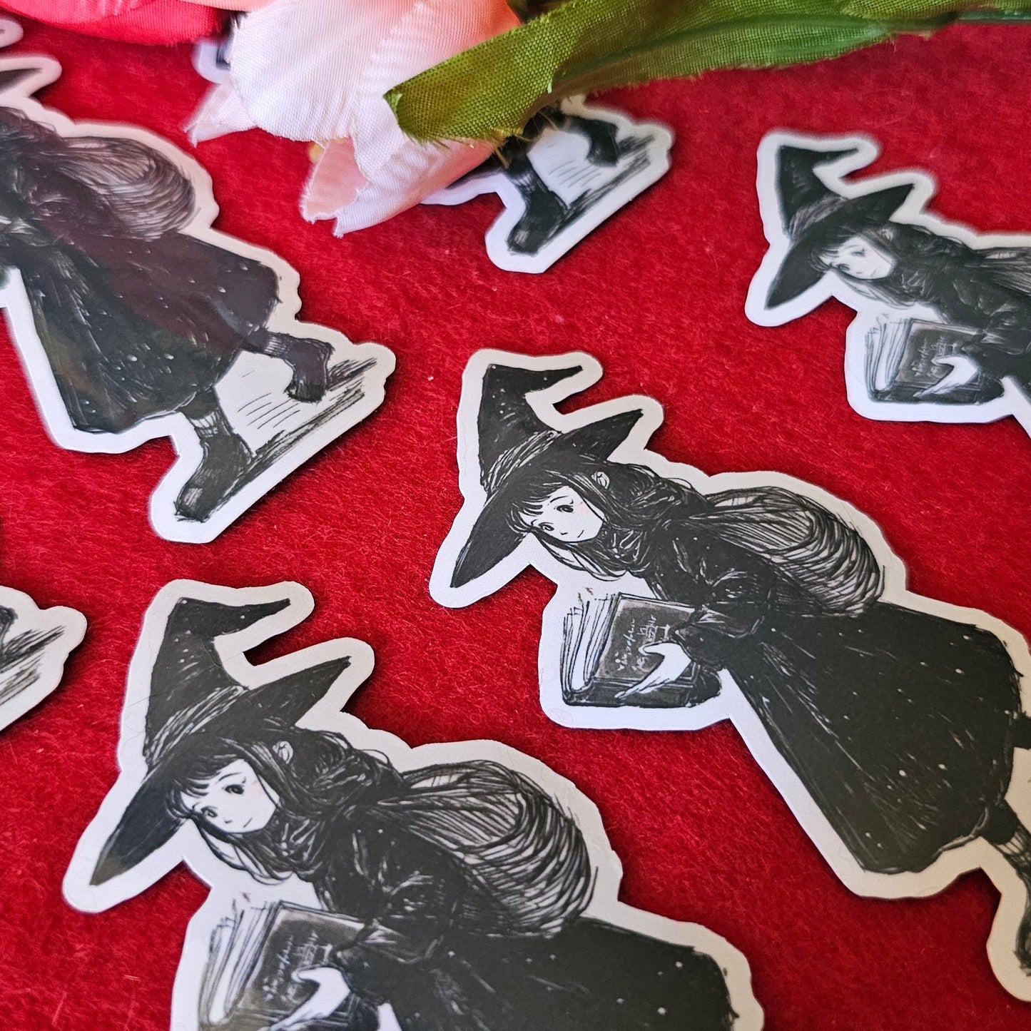 Witchy Reader Vinyl Sticker