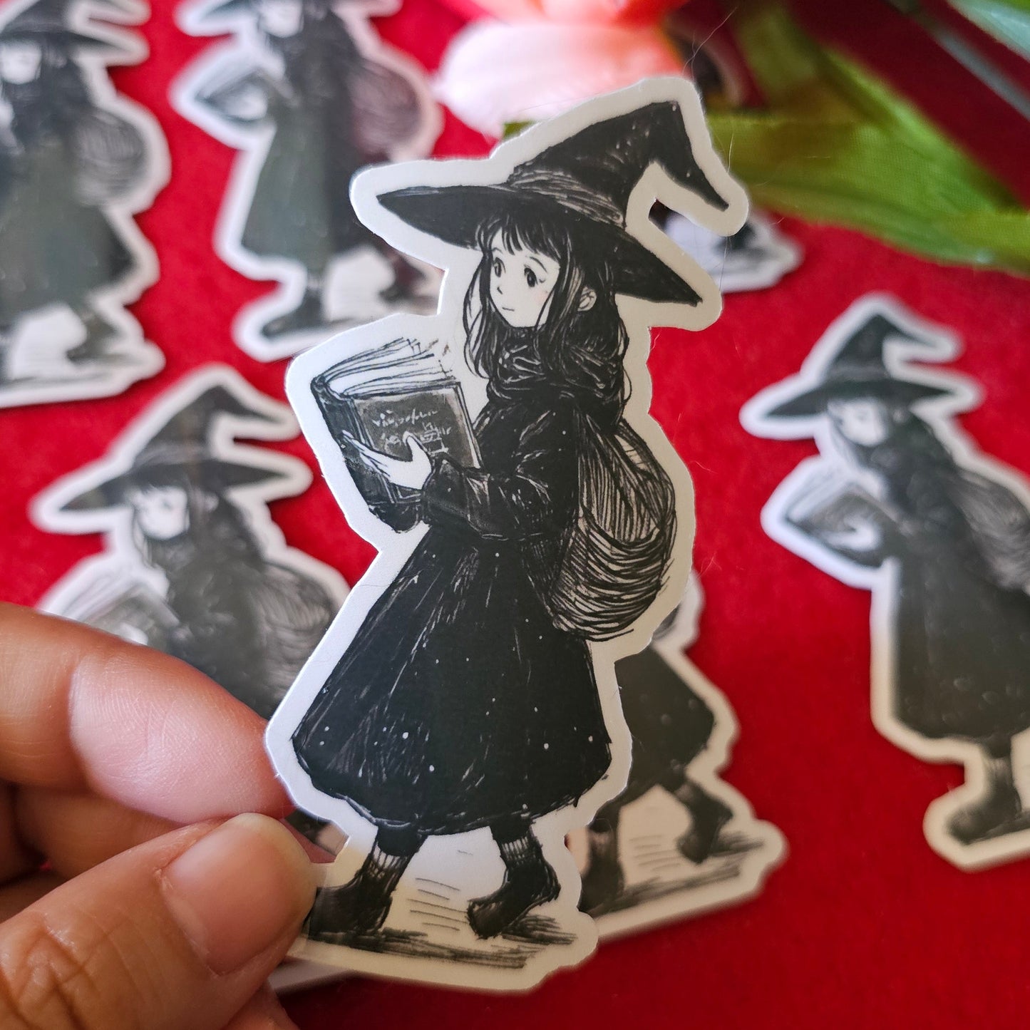 Witchy Reader Vinyl Sticker