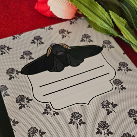 Lace and Moth Composition Notebook