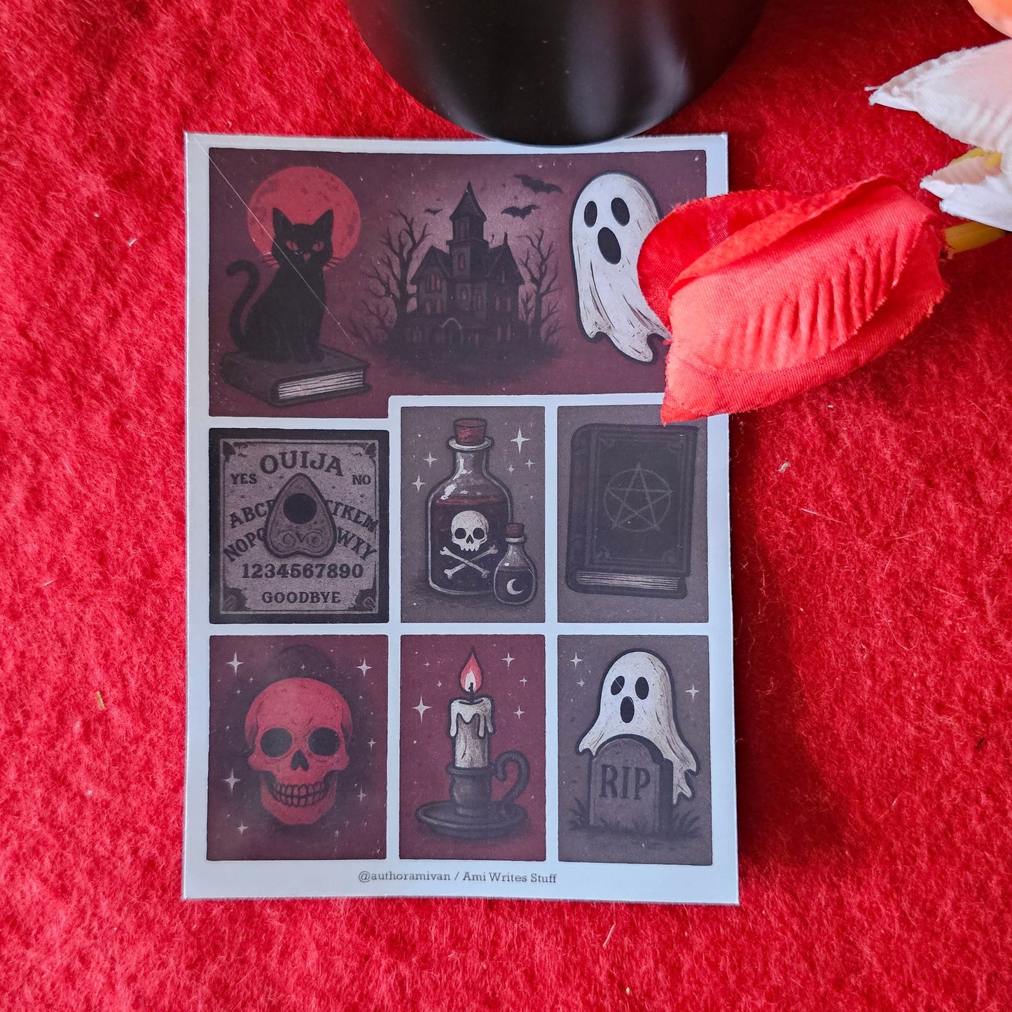 Team Blood Moon Sticker Sheet