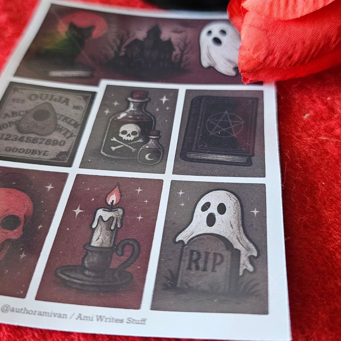 Team Blood Moon Sticker Sheet
