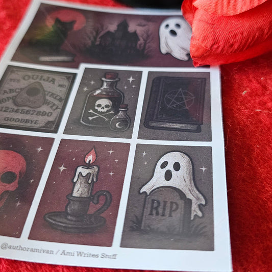 Team Blood Moon Sticker Sheet