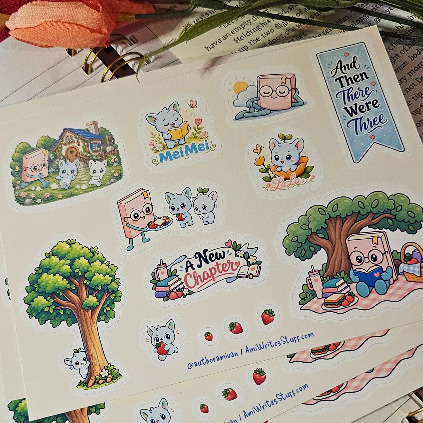 Bookie's New Chapter Sticker Sheet