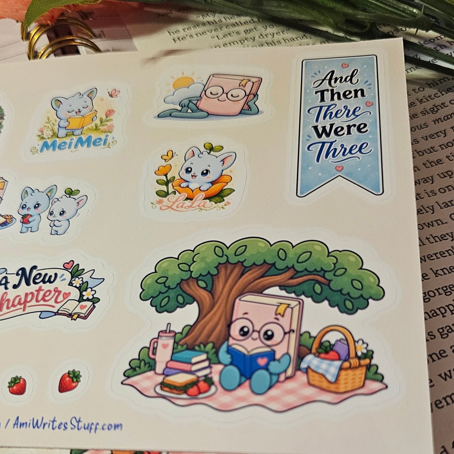 Bookie's New Chapter Sticker Sheet