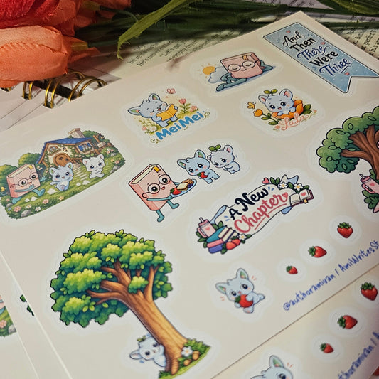 Bookie's New Chapter Sticker Sheet
