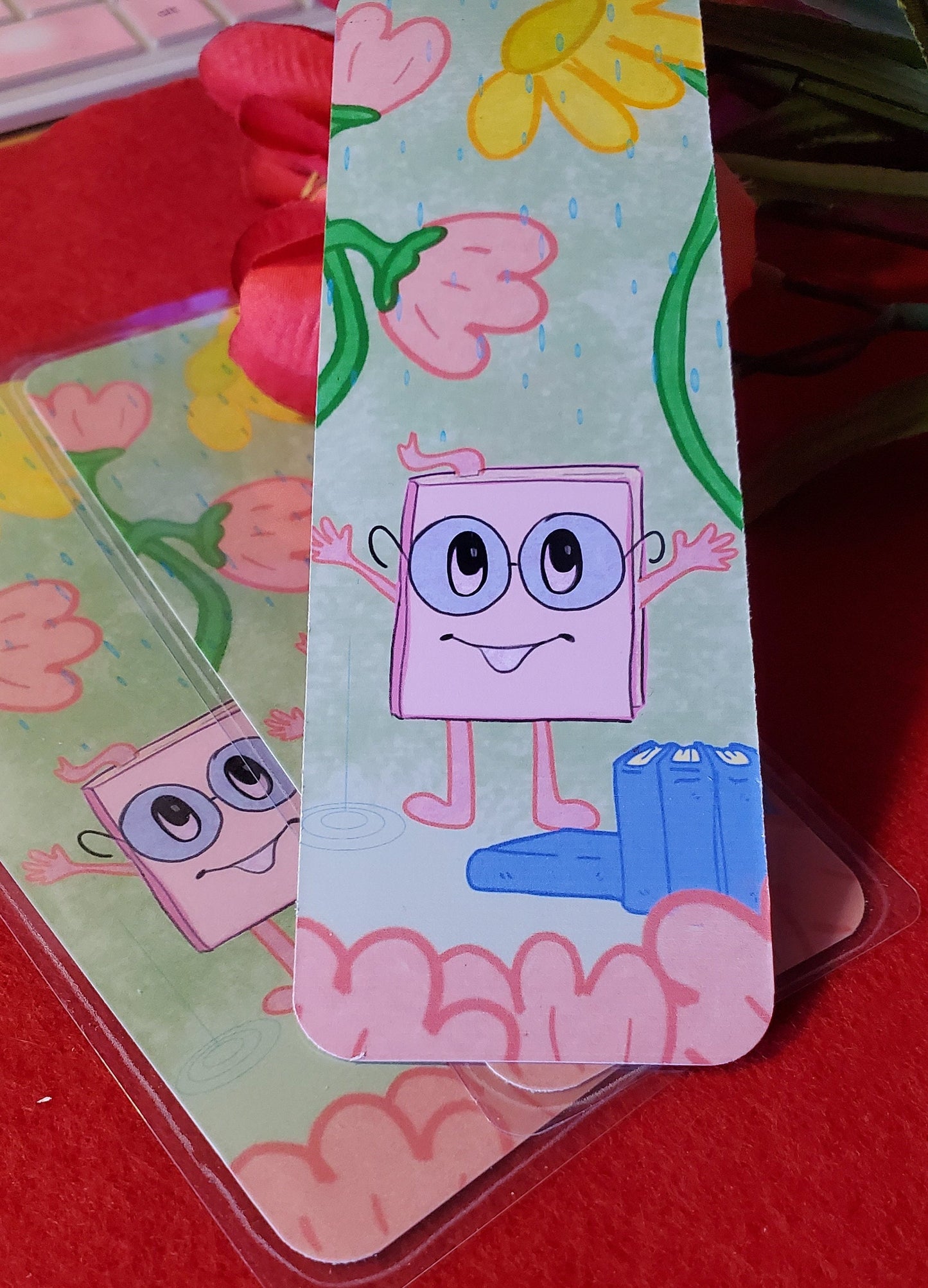 Bookie Booktrovert Hello Spring Bookmark