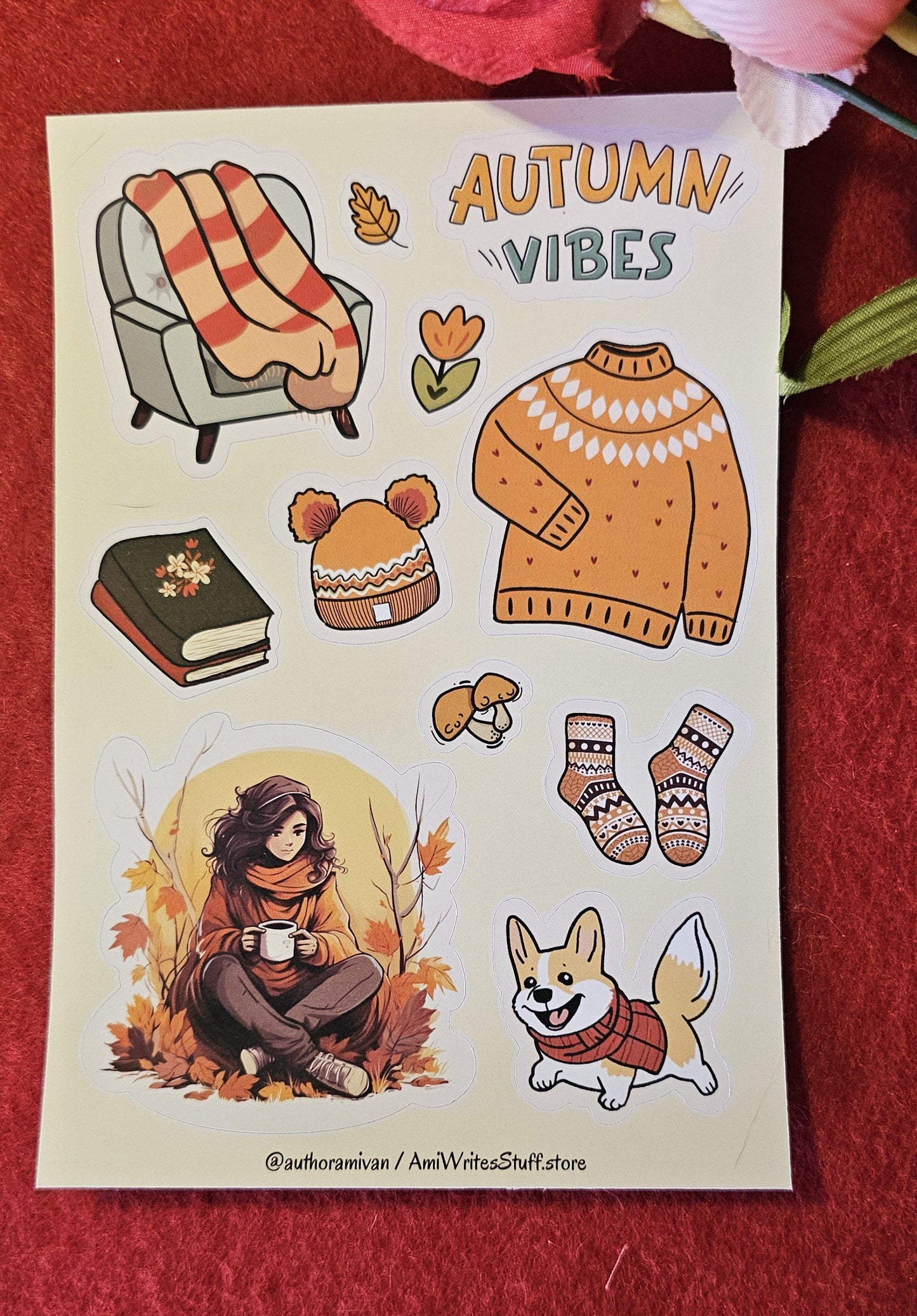 Autumn Vibes Sticker Sheet