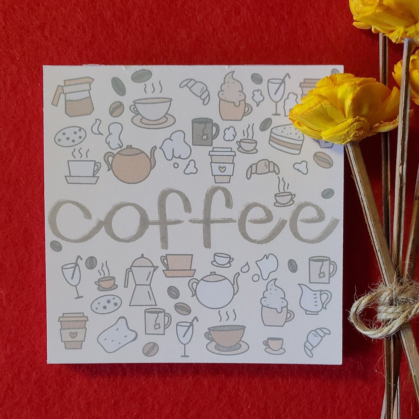 Coffee Time Tear-Away Memo Pad