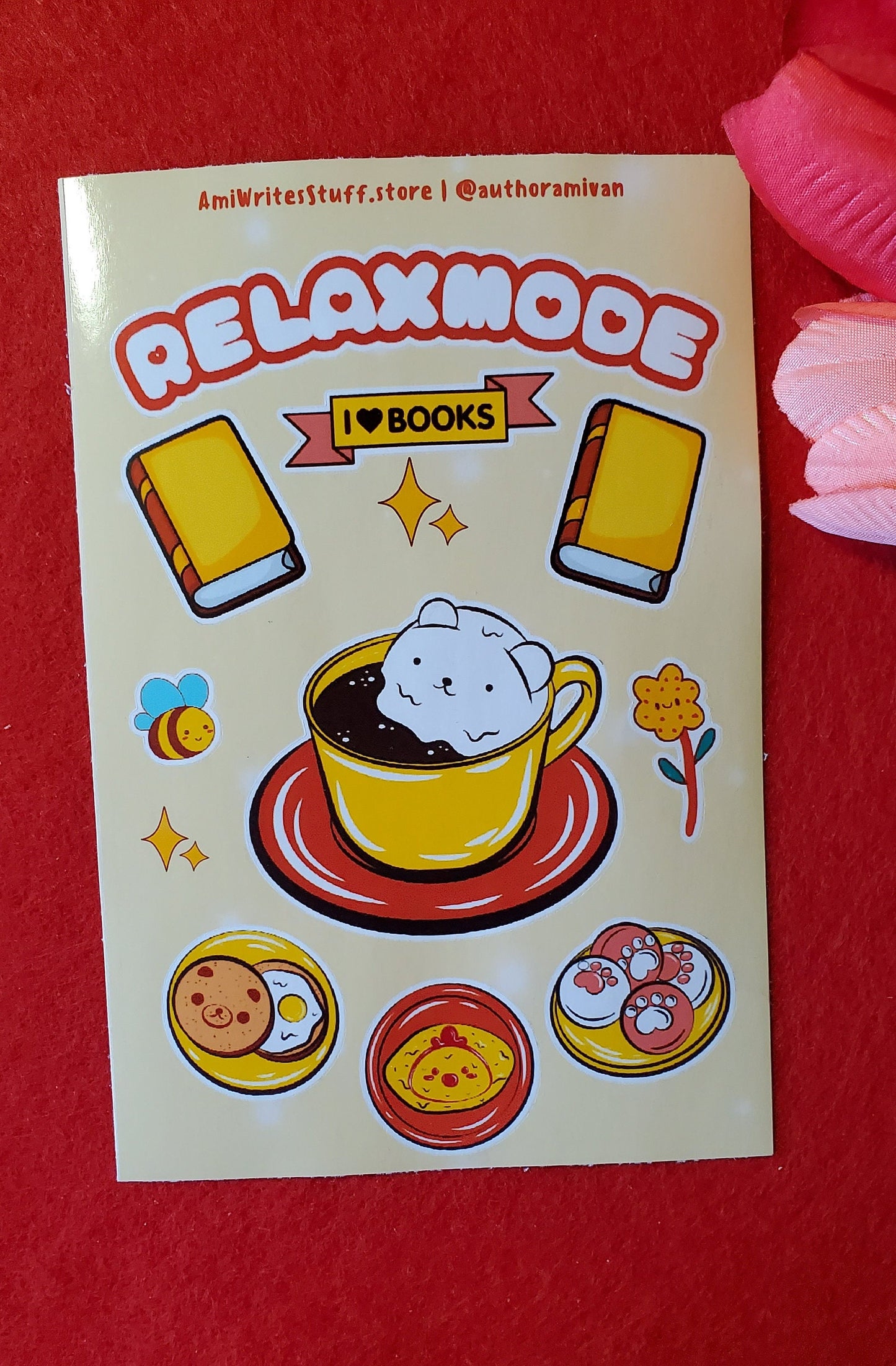 Relax Mode Sticker Sheet