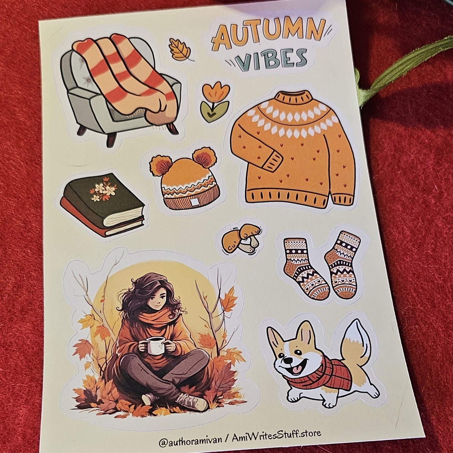 Autumn Vibes Sticker Sheet