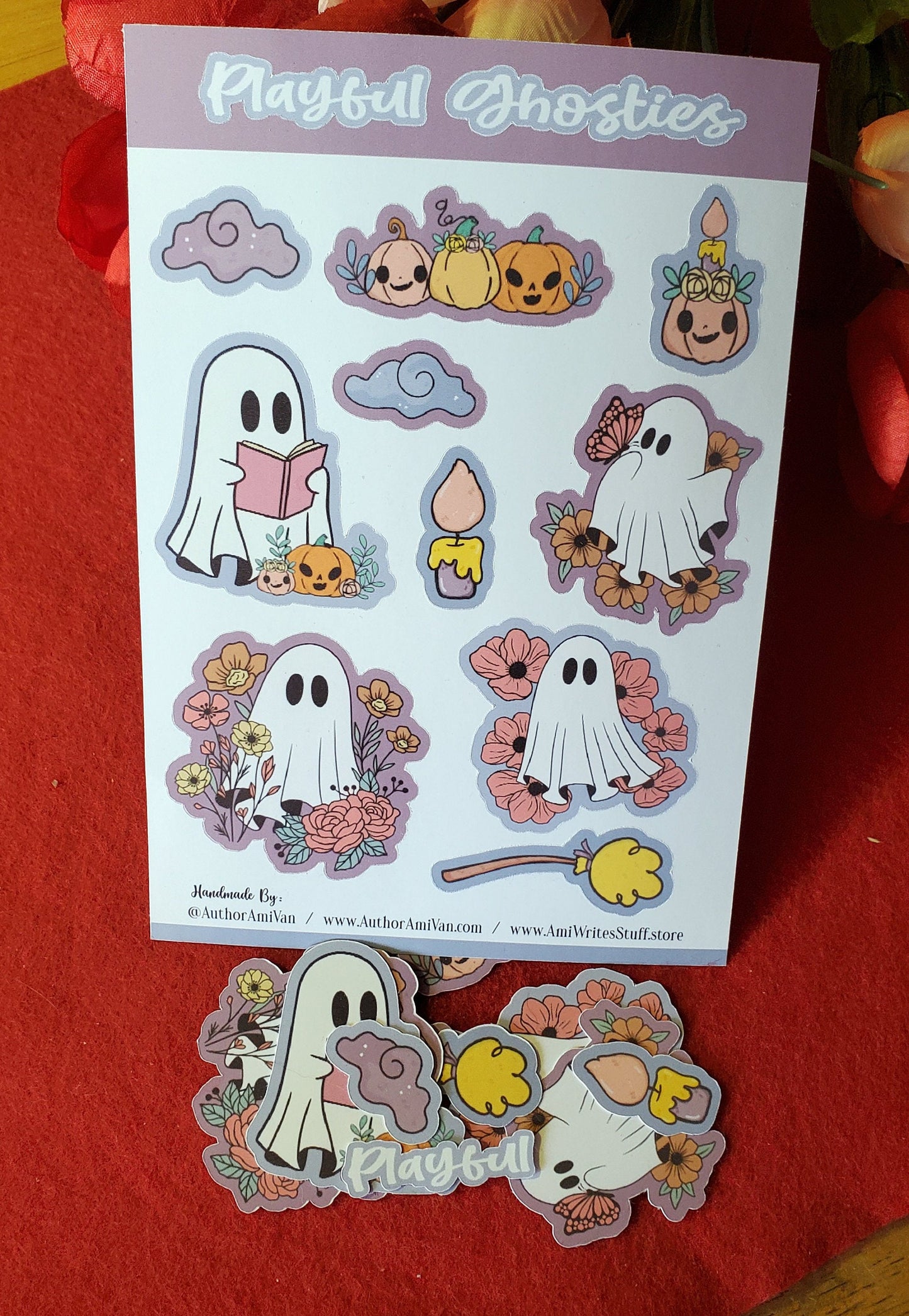 Playful Ghosties Sticker Sheet