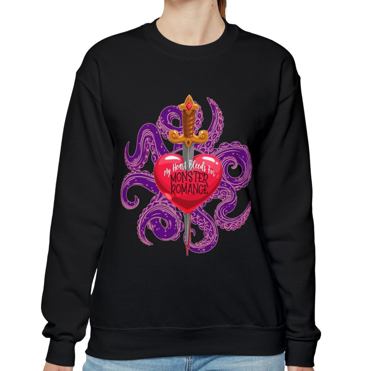 My Heart Bleeds For Monster Romance Sweatshirt