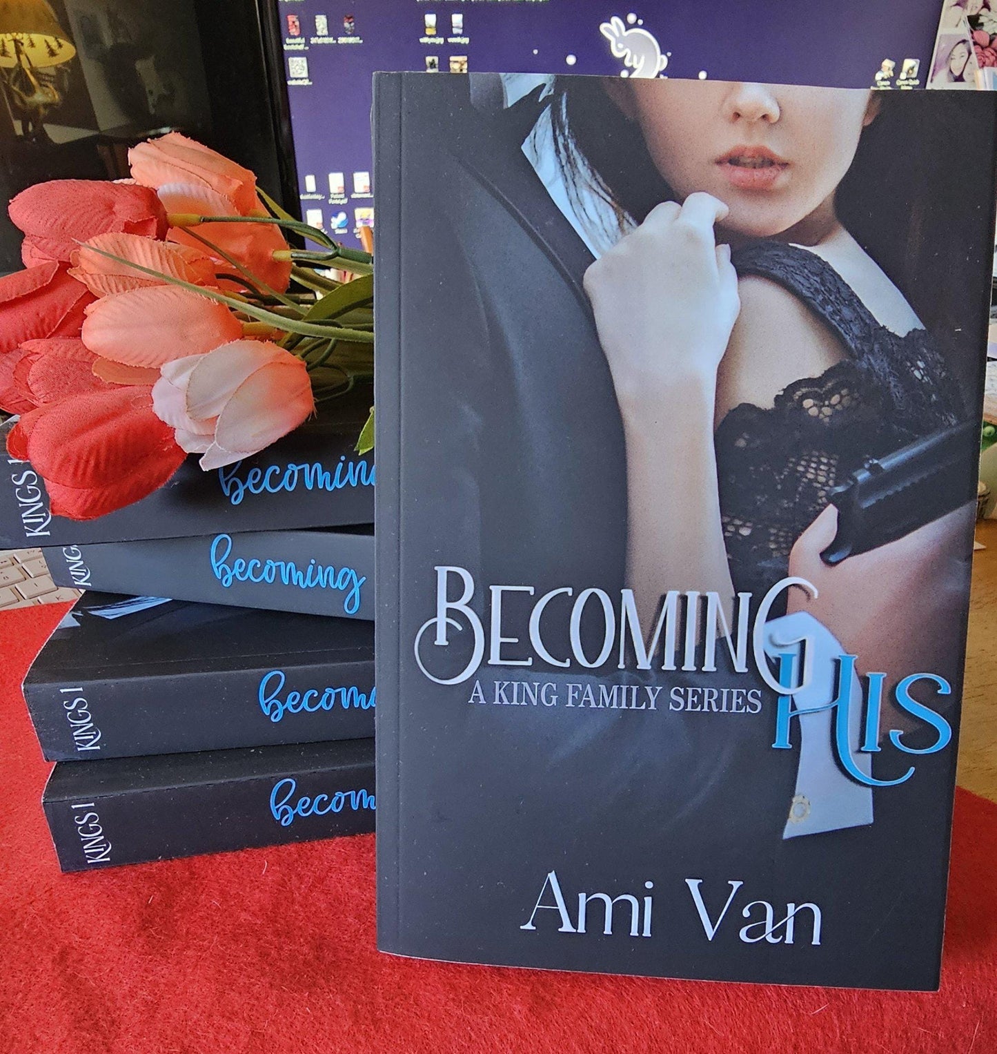 Becoming His Signed Paperback Copy, Author Ami Van, Book 1, King Family Series