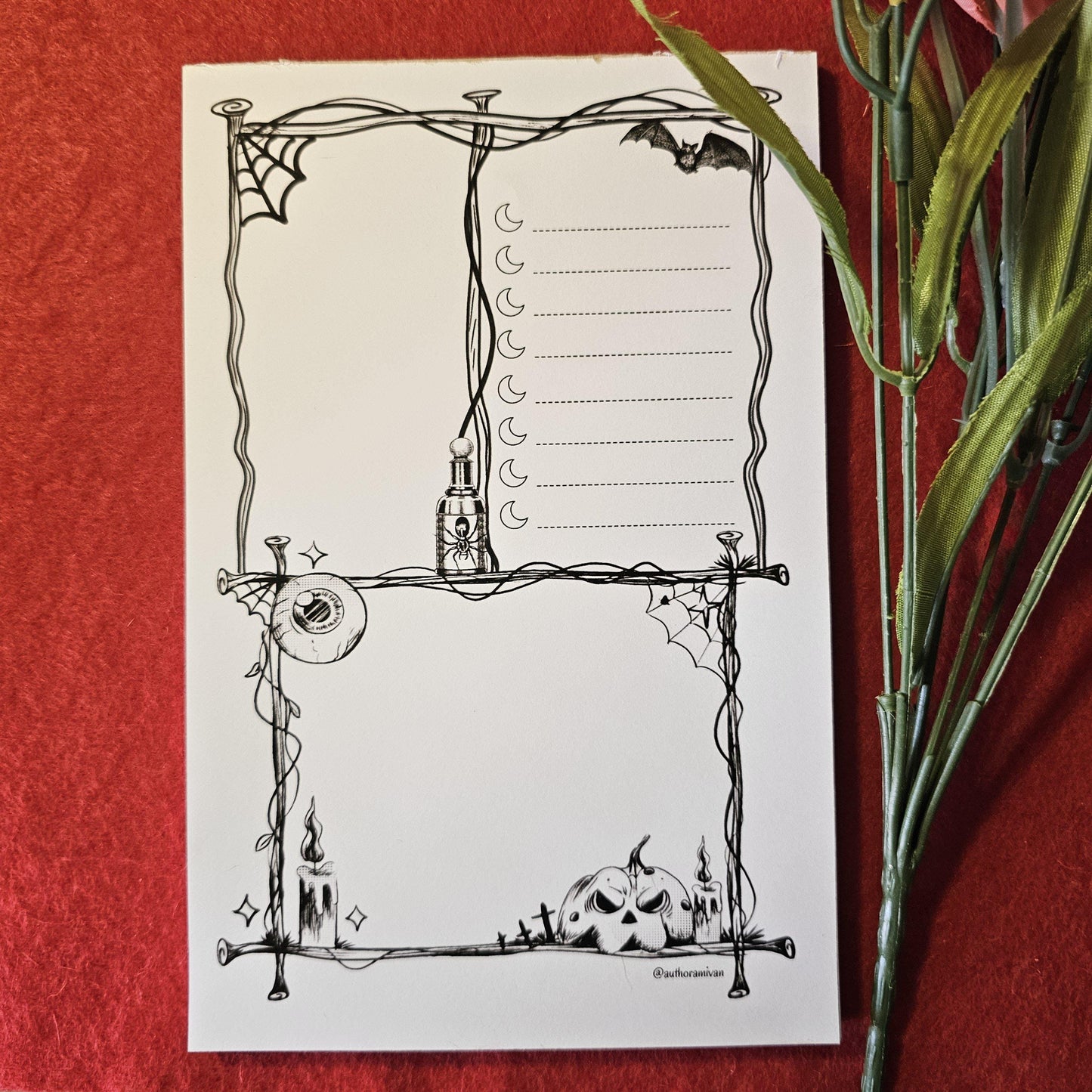 Spooky Season Tear Away Notepad