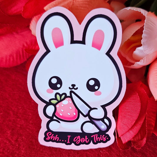 Bunny Got This Vinyl Sticker