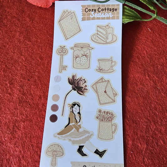 Cozy Cottage Season Sticker Sheet