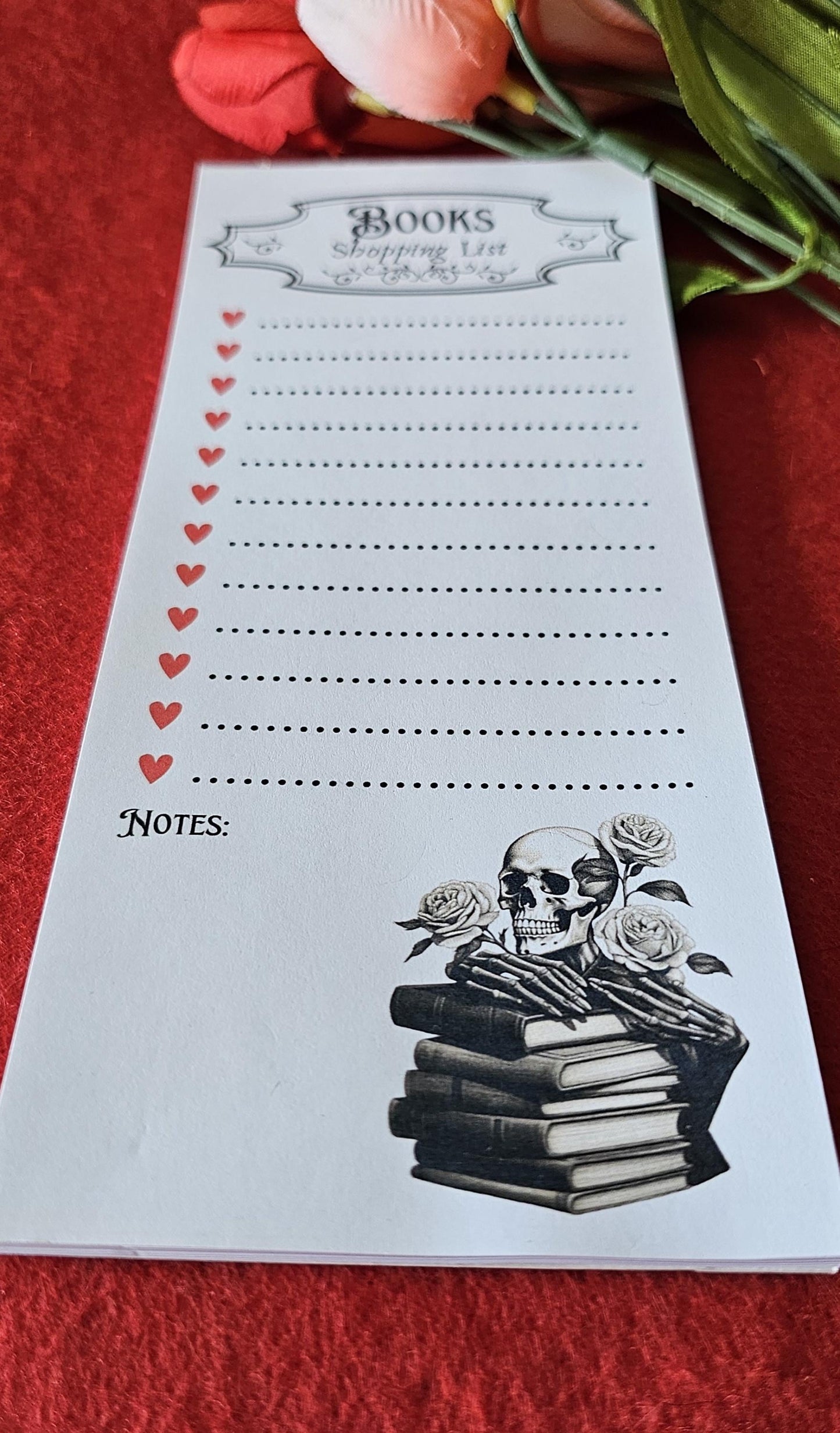 Books Shopping List Tear Away Notepad