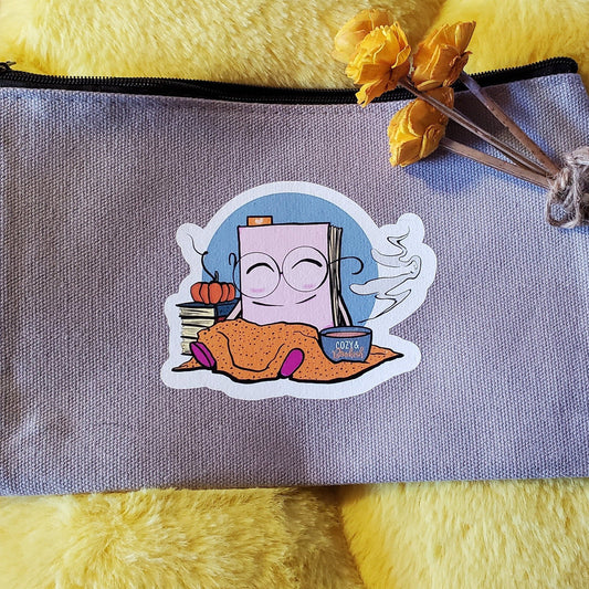 Cozy Bookie Booktrovert Pencil Bag