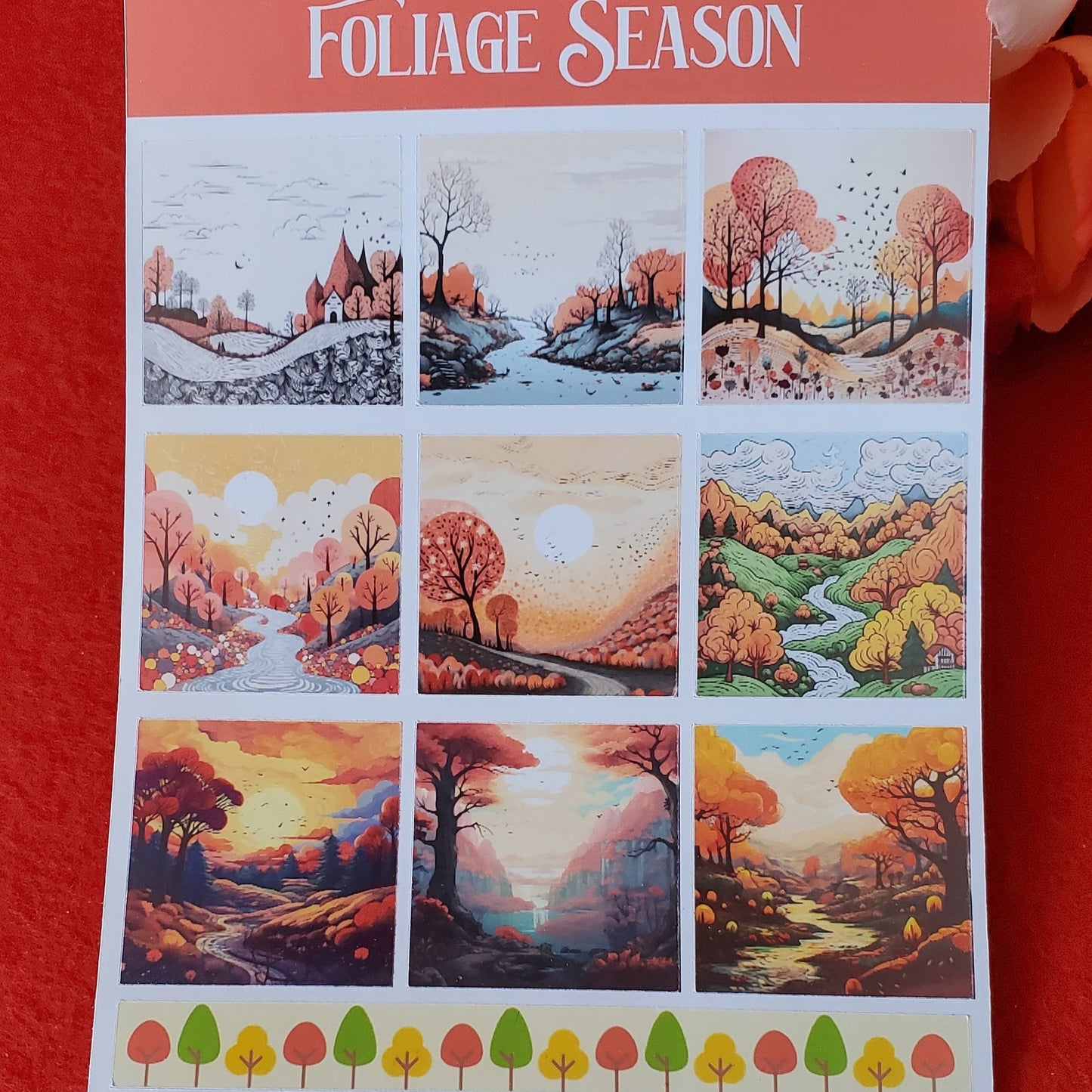 Foliage Season Sticker Sheet