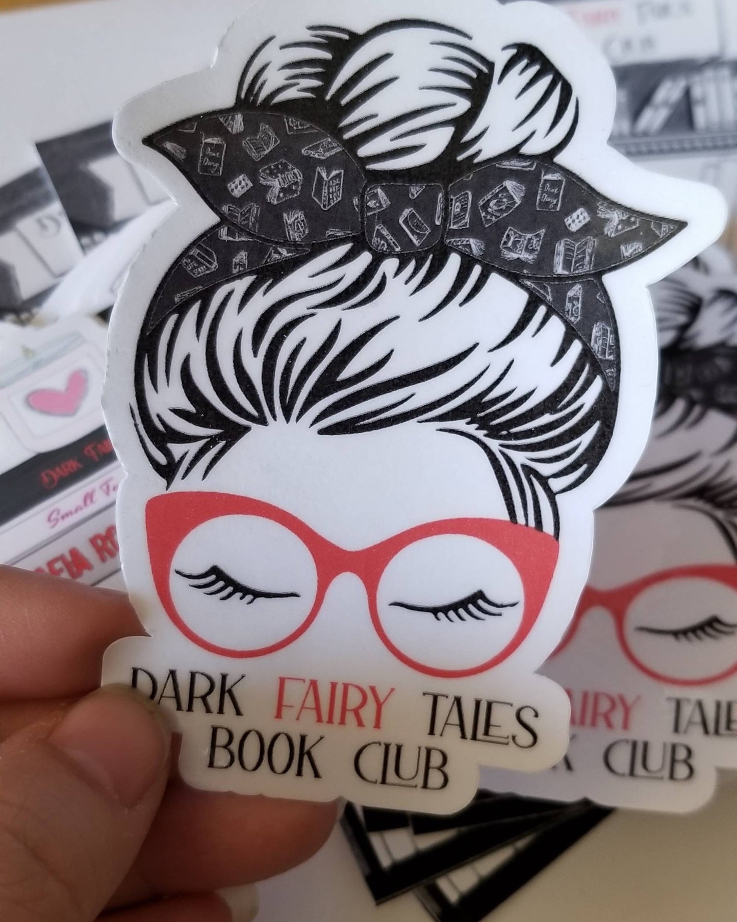 Dark Fairy Tales Book Club Sticker Set